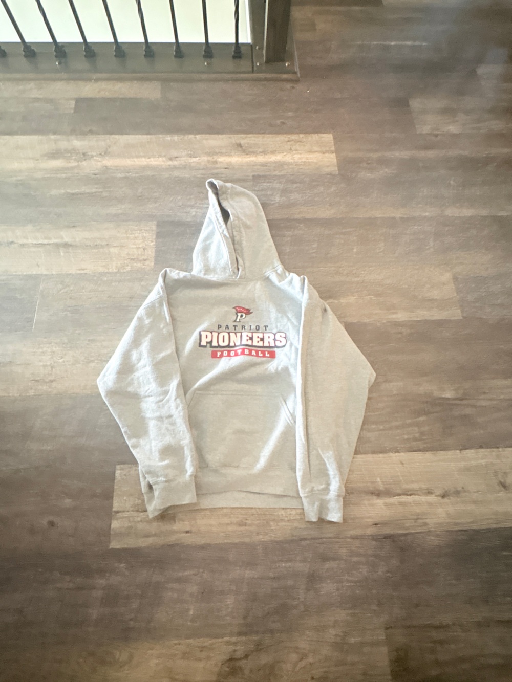 Pioneers Football Hoodie - Light Gray